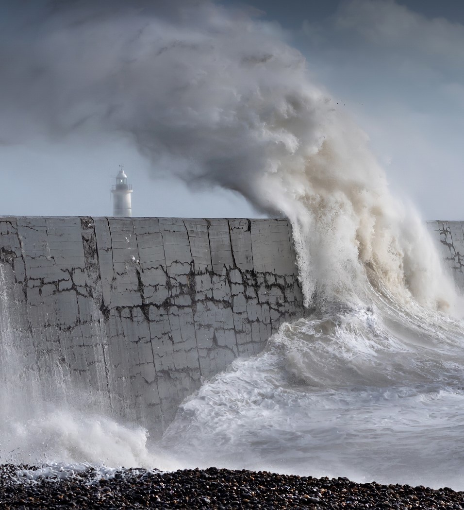 The Lighthouse, Newhaven by Roger Parker
