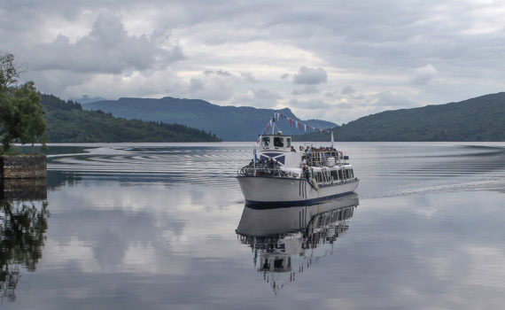 Returning from a tour on Loch Lomond