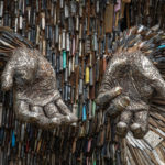 2nd Place - Hands detail from Knife Angel sculpture by Clive Tanner FRPS, MPAGB, FIPF, AWPF, APAGH