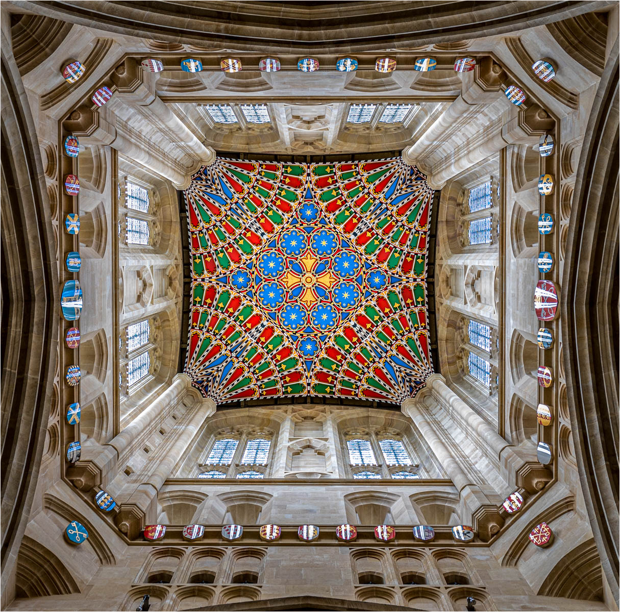 2nd Place - St Edmundsbury Cathedral, Crossing Ceiling detail by Clive Tanner FRPS, MPAGB, FIPF, AWPF, APAGB
